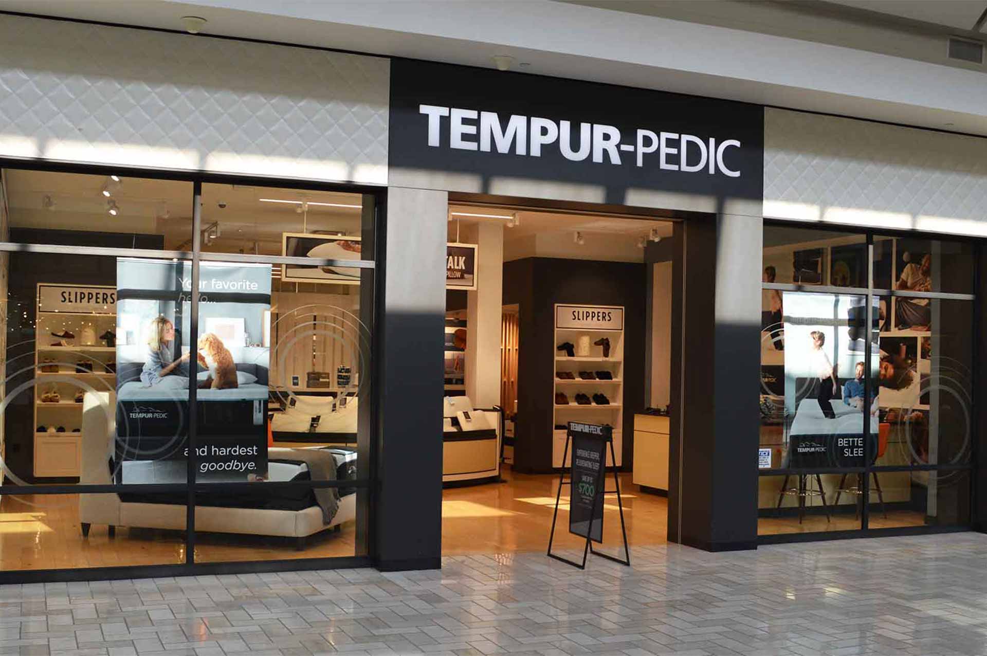 store exterior at tempurpedic